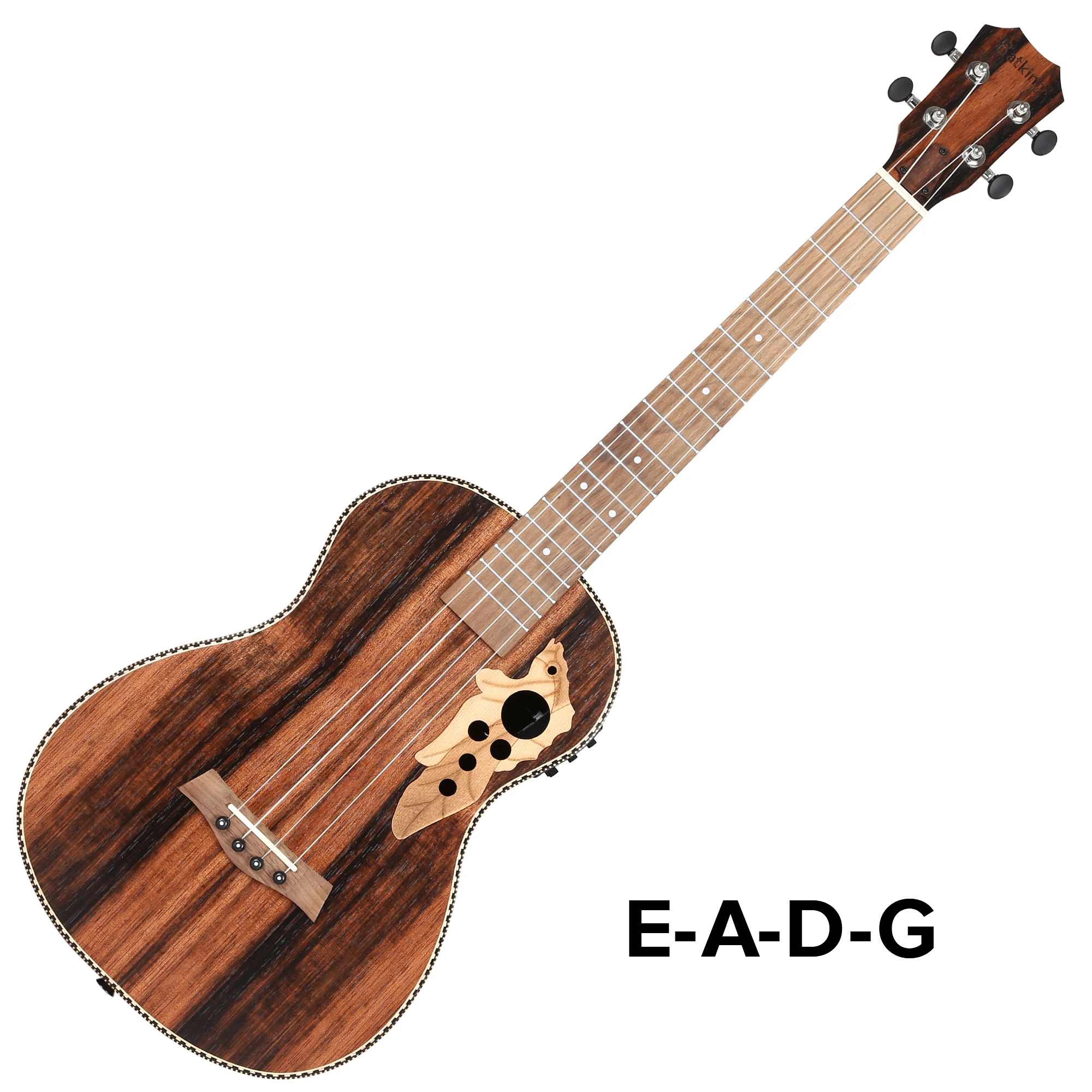 Batking Tenor Ukulele Electric 26 inch Blackwood Ukelele Kit with Truss Rod  with EQ with Gig Bag