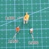 100pcs Scale Miniature Figures 1:100 1:150 1:200 Painted People Model ABS Toys Seated Sitting Passenger Decoration for Diorama 4