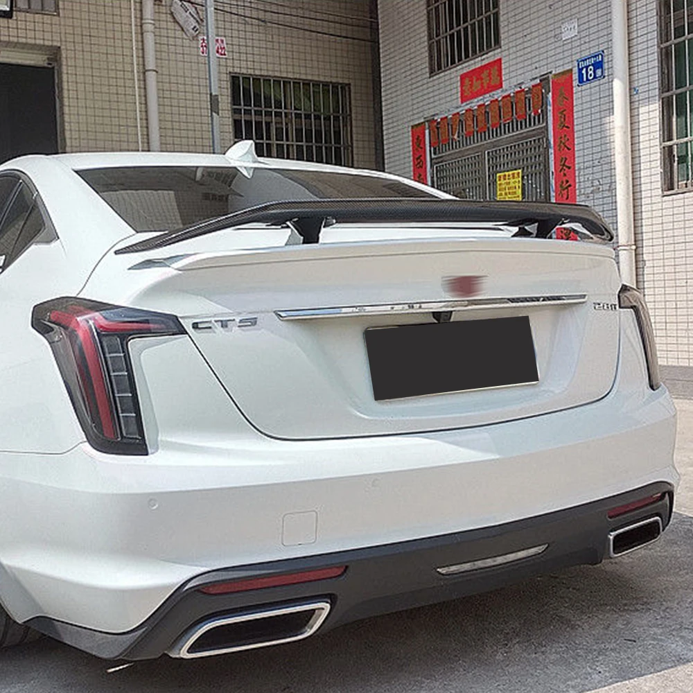 

Задняя Крышка багажника автомобильный спойлер Крылья для Cadillac CT4 CT5 CT6 ATS седан спортивный кабон черный комплект тюнинга кузова запчасти