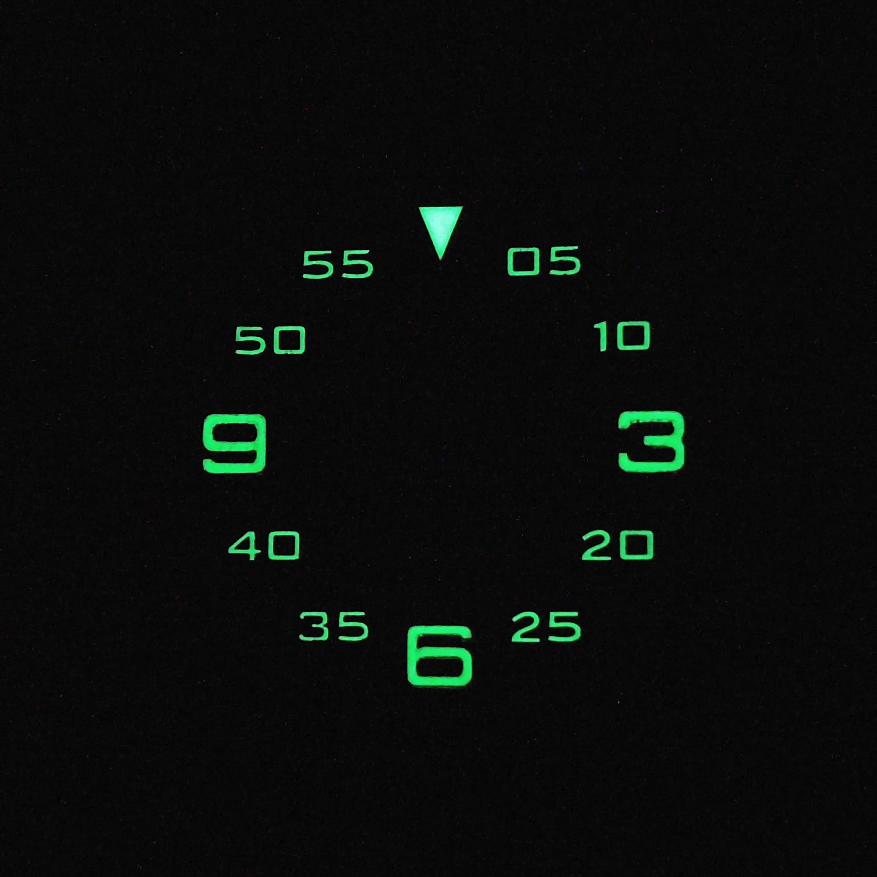 Green-Illuminated 28.5mm Watch Dial Accessory