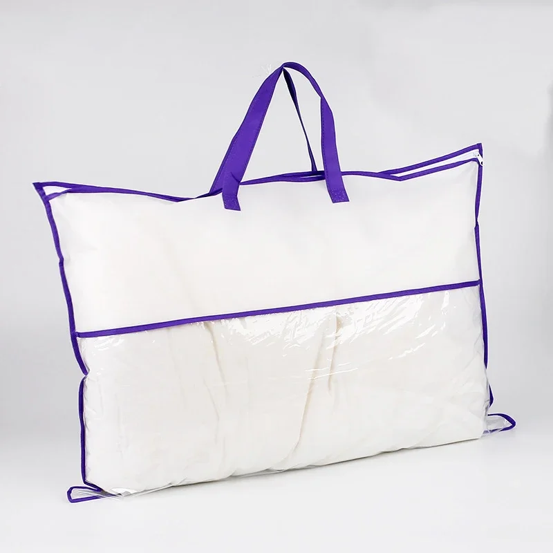 Non-Woven Fabric Storage Bag Wardrobe Clothes Bag With Handle Clothes Blanket Quilt Pillow Anti-Dust Large Capacity Storage Bags 4