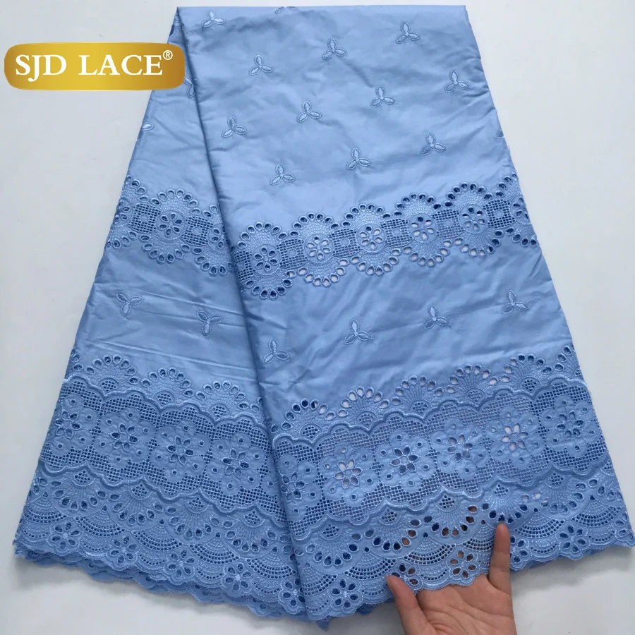 Blue Swiss Voile Lace Fabrics Blue Swiss Voile Lace Fabrics