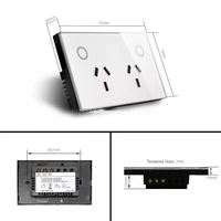 Melery WIFI Tuya Smart Wall Socket SAA AU Electrical Plug Outlet Power Touch Switch Wireless Remote Contorl Alexa Google Home - Image 2