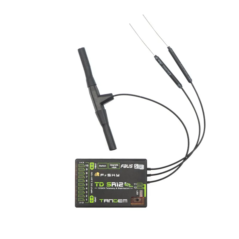 

Frsky тандем Двухдиапазонные приемники TD SR12 2,4 ГГц/900 мгц дальность Телеметрия ADV стабилизатор функция