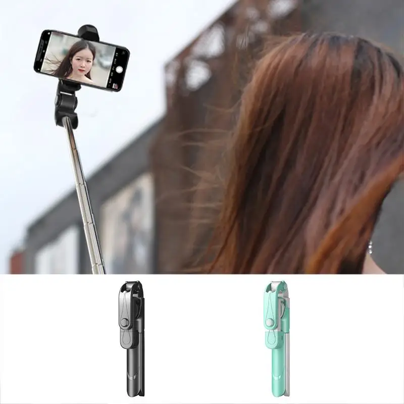 

Selfie Stick Tripod - Extendable Selfie Stick Tripod - Selfie Stick With Wireless Remote Pole Monopod Tripod Mount For GoPro