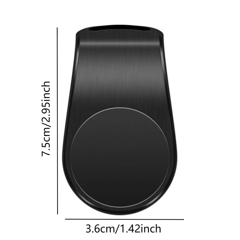 Magnetic L-Shape Car Phone Holder Universal Mount Mobile Cell Phone Stand GPS Support For 13 12 11 Promax Xiaomi Huawei