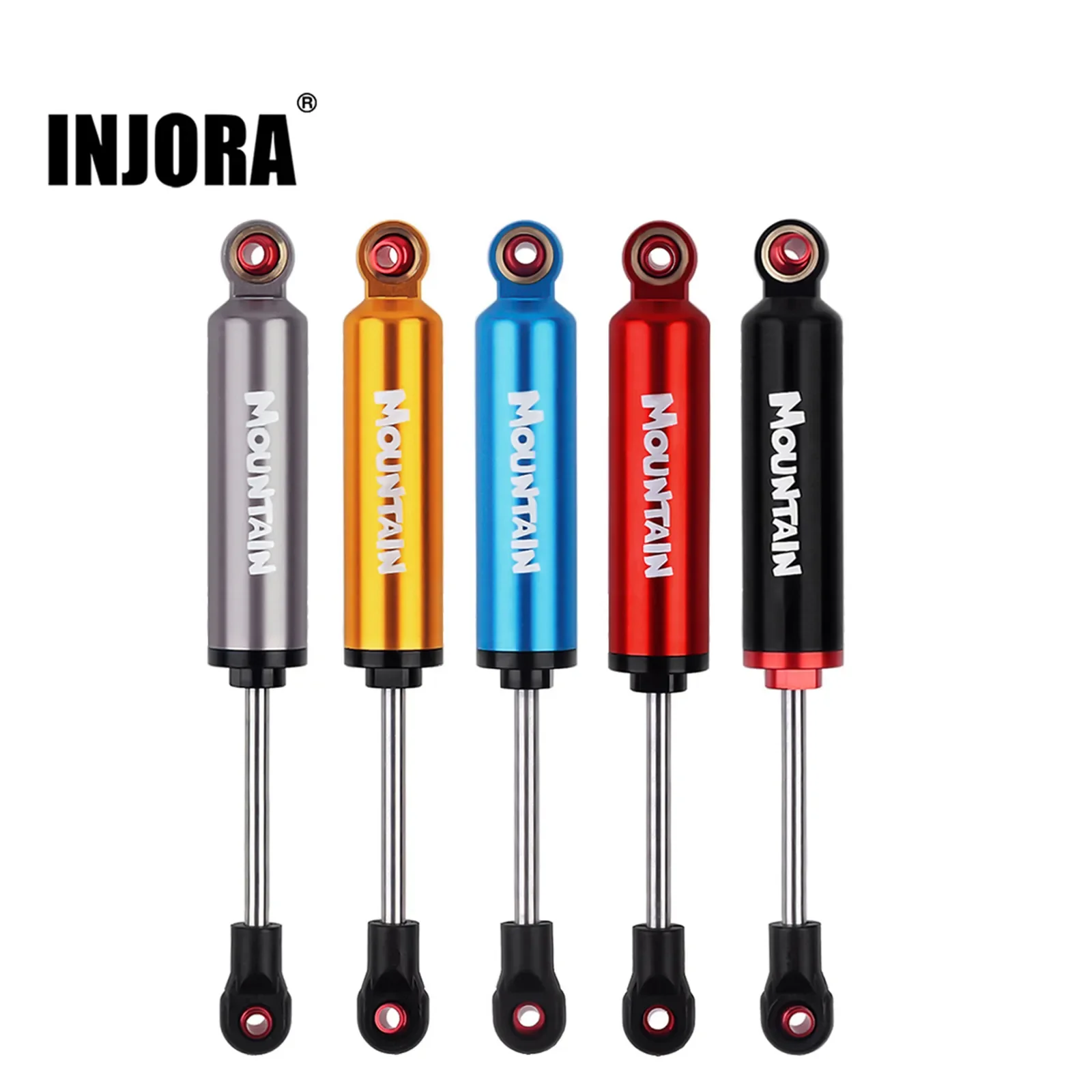 INJORA Built-in Spring Shock Absorber 90/100/110/120mm Damper For 1/10 RC Crawler Car Axial SCX10 90046 Capra Redcat Gen8