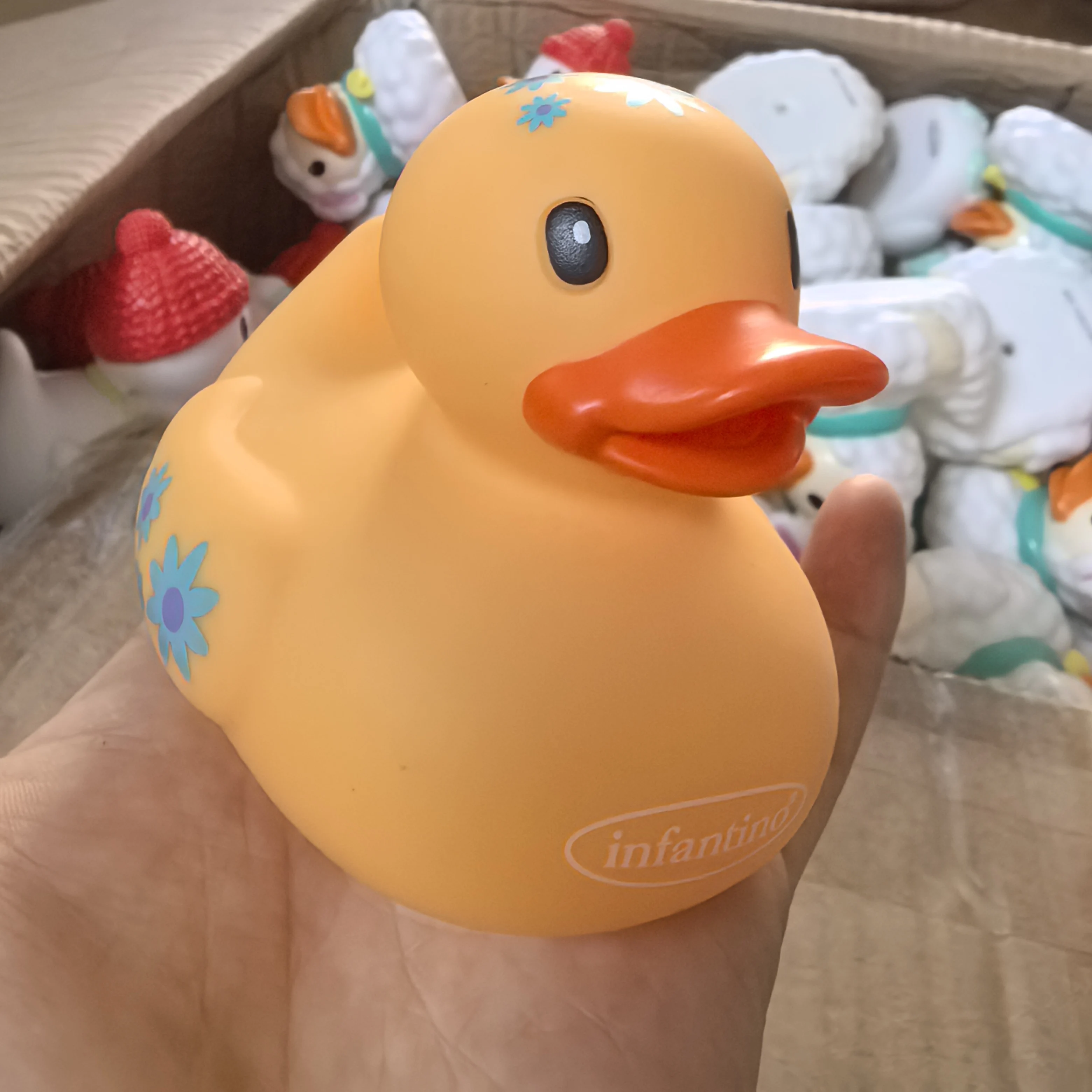 1pcs 8cm Original high quality Rubber Duck Assorted Duck Bath Toys Kids Shower Toy Gifts Baby Birthday Party Gifts Decorations 4
