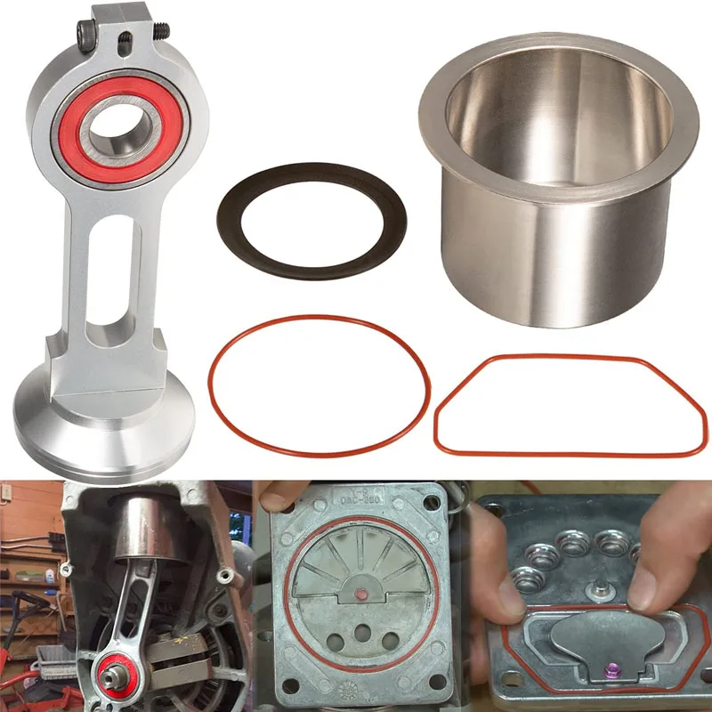 Kit Pistone Biella Compressore D'Aria Esuya Kk-4835 Per Craftsman Devildiss Dewalt Porter Cable Pompa Compressore D'Aria Senza Olio
