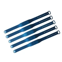 5Pcs High Quality Waterproof RFID IC 13.56MHz S50 1K Read Only NFC Adjustable Black Bracelet Wristband Wrist Band Tag Card 1