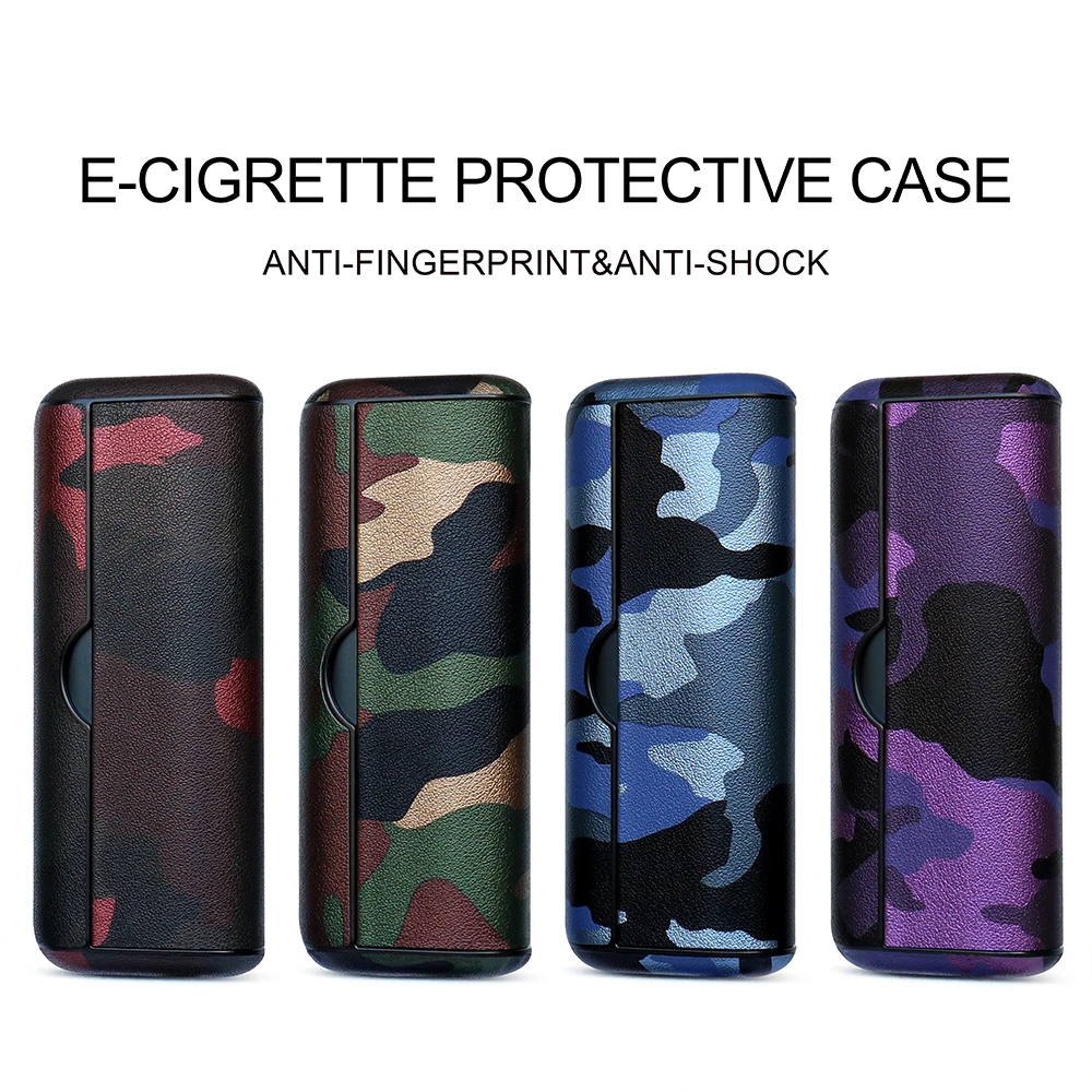 New Camouflage Leather Case for IQOS Iluma Prime Cover Bag Cases Holder Pouch Protective Accessories