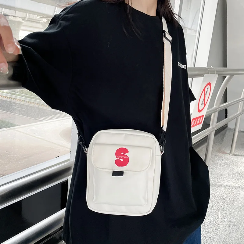 

ins fashion crossbody bag Japanese casual phone bag nylon lightweight functional backpack women's shoulder bag