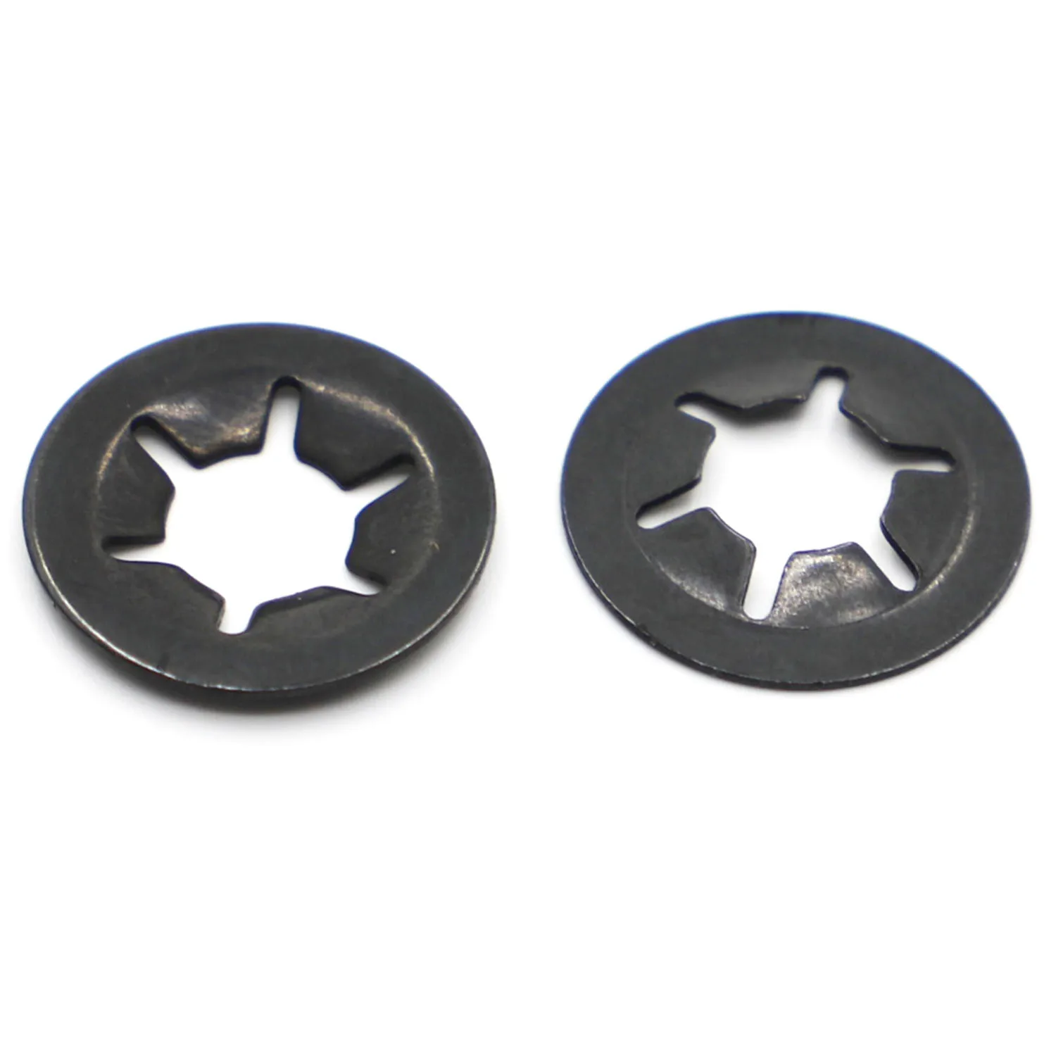 M 2 M2.5 M3 M4 M5 M6 M8 M10 M12 Black Star Lock Plum Bearing Retaining Rings Flower Washer Clip