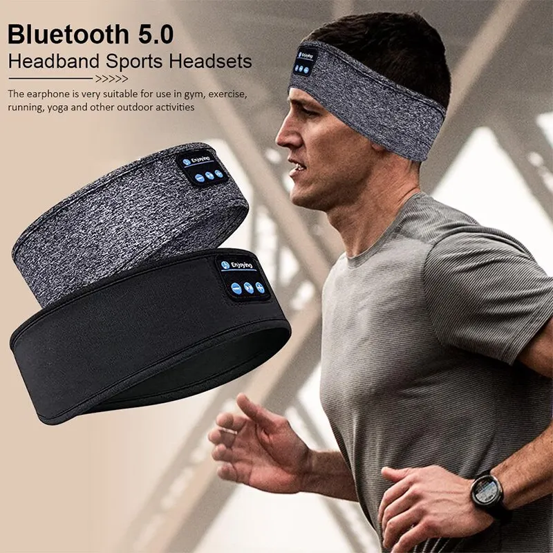 Sleeping Headband Elastic Wireless Headphones 4