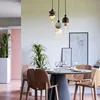 Nordic Modern Glass Pendant Lamp Bedroom Bedside Living Room Dining Room Kitchen Bar Led Light Island Platform Lighting Hanging 2