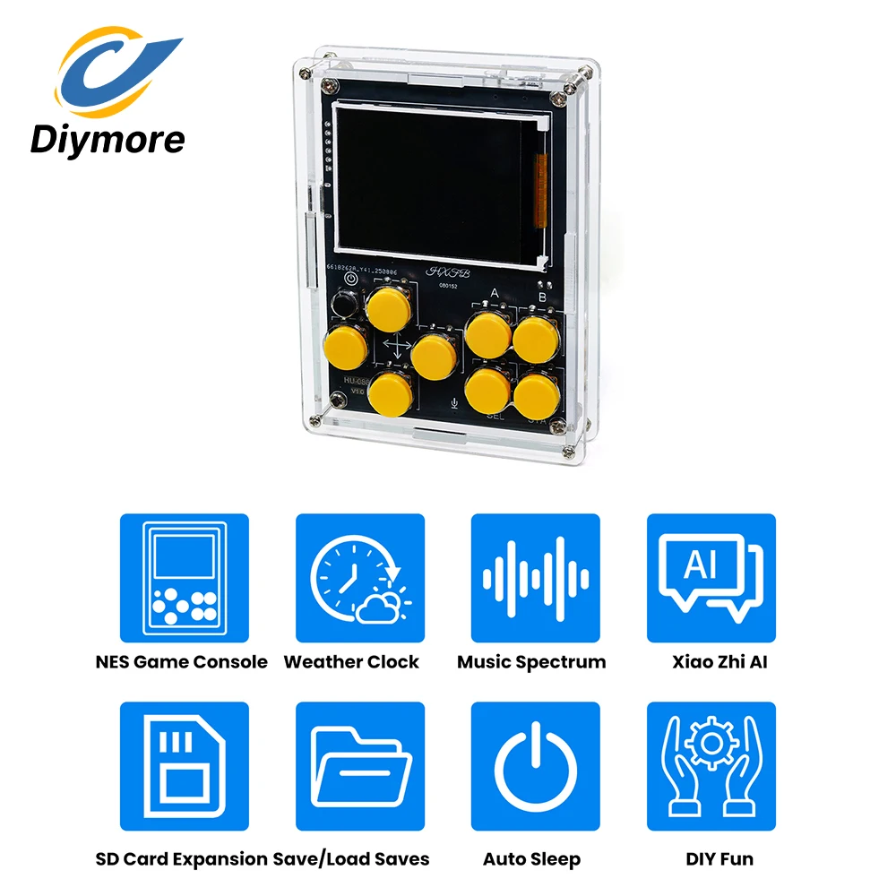 Handheld DIY Kit Game Console with Xiaozhi AI Voice Dialogue thumbnail 4
