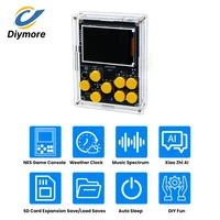 Kit de bricolage portable Console de jeu avec dialogue vocal Xiaozhi AI intégré 25 jeux classiques horloge météo spectre musical électronique 3