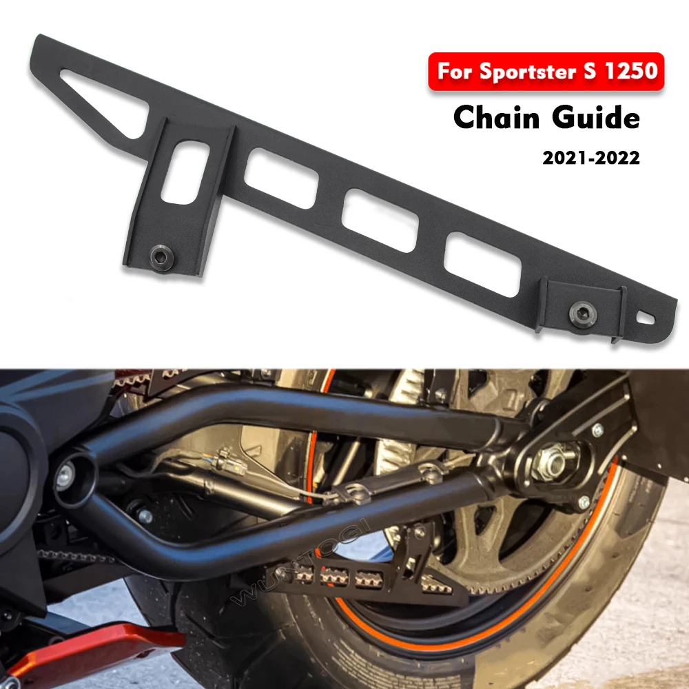 

Chain Guard Cover Protection For Sportster S 1250 RH1250 Chain Guide Motorcycle Sprocket Chain Guard Cover Protection 2021-2022