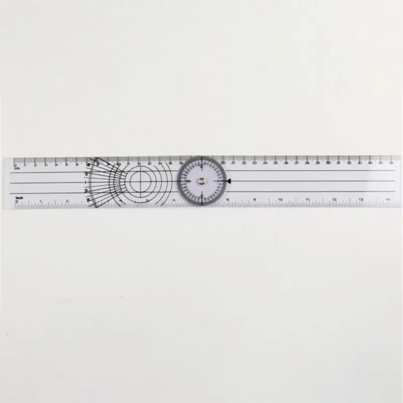 0-140mm 360 Degree Goniometer Angle Medical Spinal Angle Ruler Inclinometer Ruler Protractor finder Measuring Tool