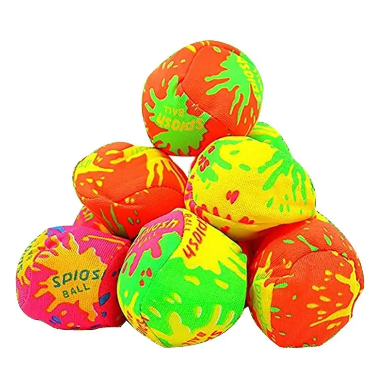 

2 Water Splash Balls For Kids Mini Water Absorbent Ball Reusable Splash Water Balls For Boys & Girls Outdoor & Pool Water