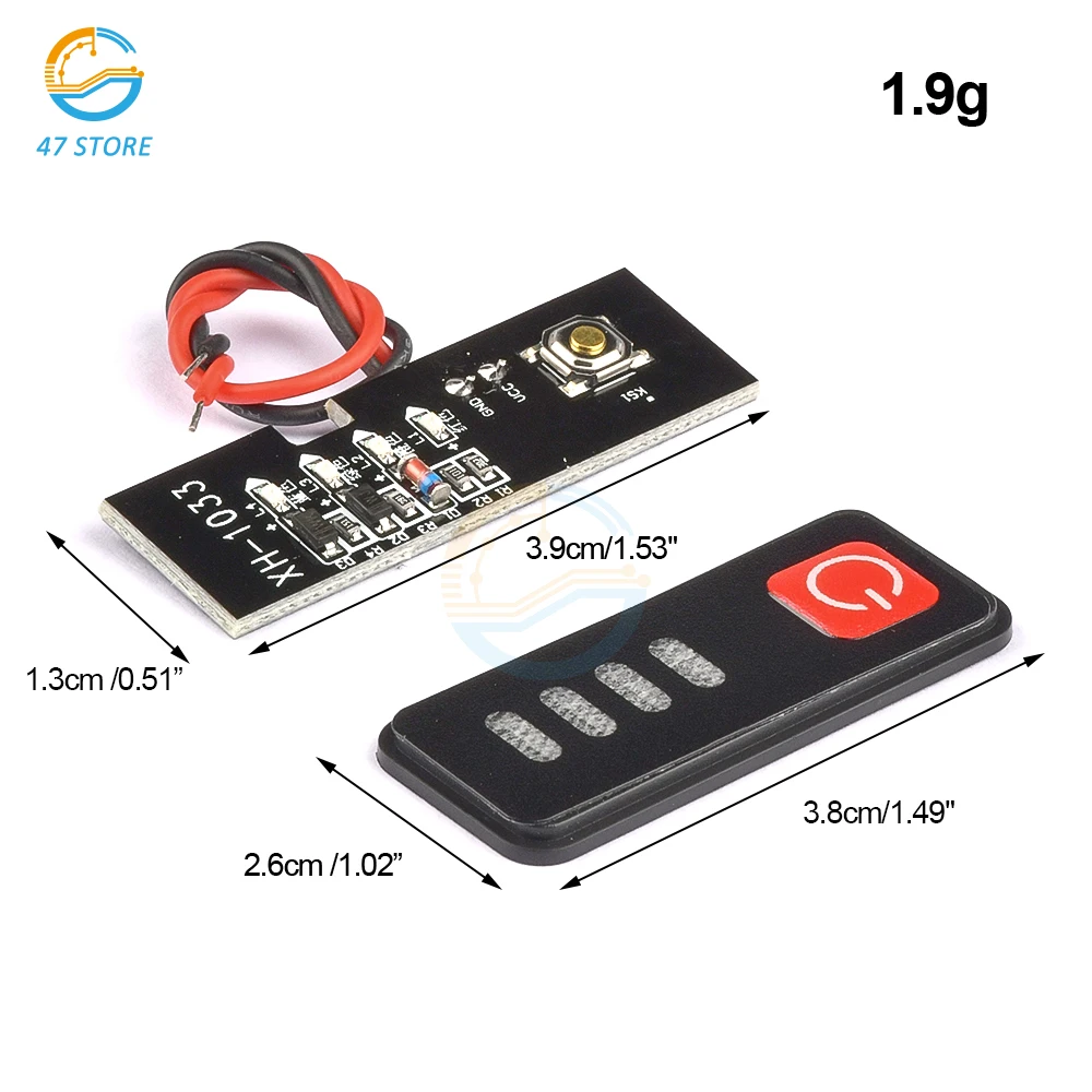 5S 18V 21V Battery Capacity Indicator Module with Power Display and Battery Shell Battery Level Indicator Tester LED Display 6
