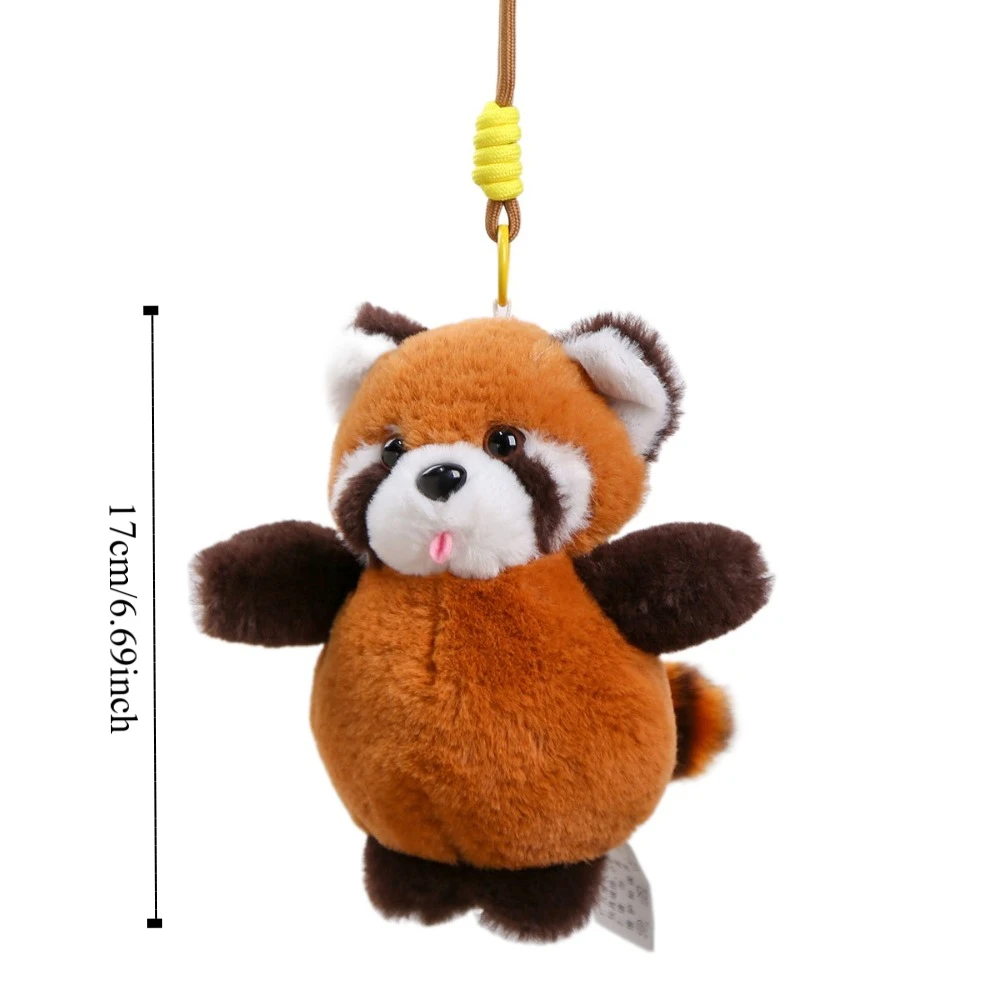 Cute Rabbit Capybara Keychain Bear Fluffy Animal Keychain Soft Raccoon Small Pendant Home Decor
