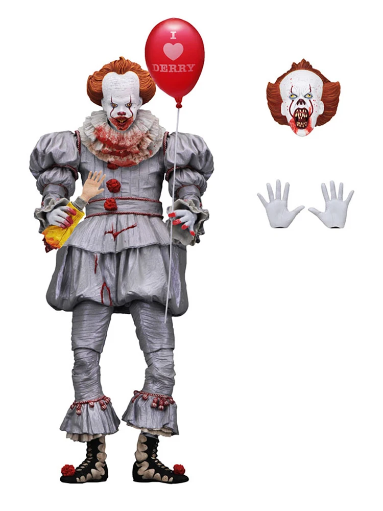 

Clown Revival IT 2017 Bloody Limited Edition New 3d Horror Movie Version Hands On And Collectible Model Desktop Decor Xmas Gift