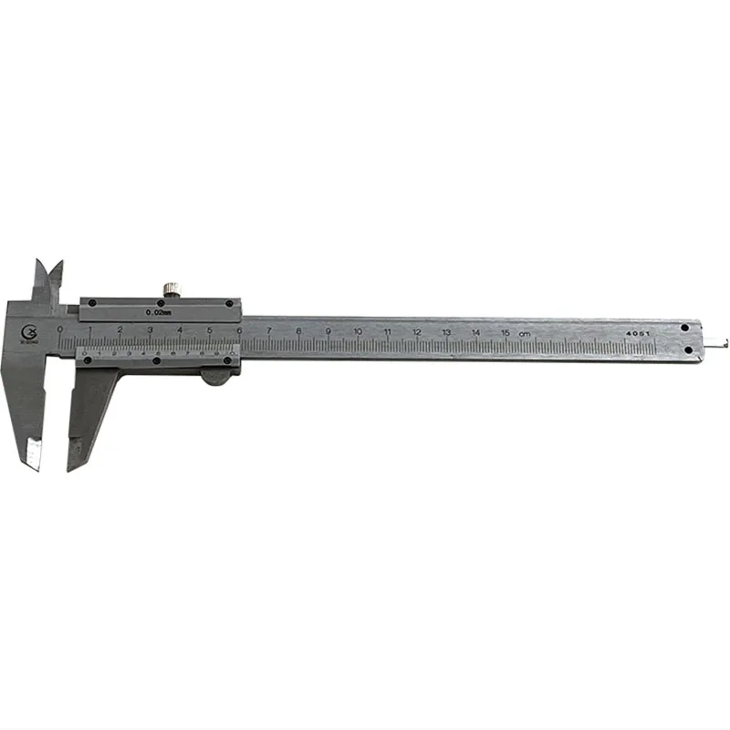 

Carbon Steel Vernier Caliper Integrated High-Precision Oil Standard Caliper 0-150mm 200mm 300mm Measuring Ruler