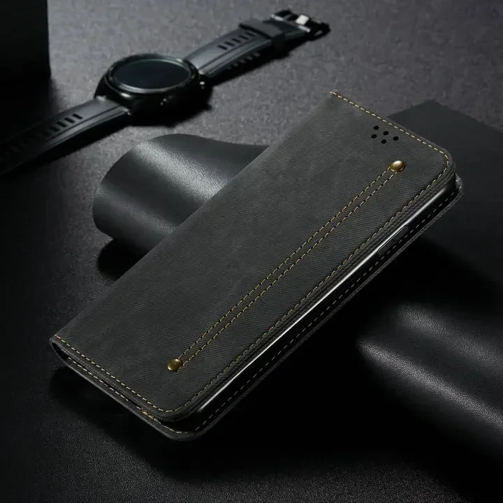 Leather Flip Case with Magnetic Closure