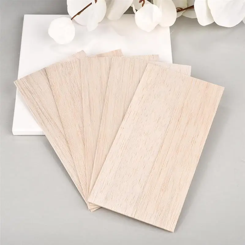 5Pcs 3mm X 450mm X 300mm Balsa Wood Sheets Wooden Plate For House Ship Craft Model Diy I.879267937