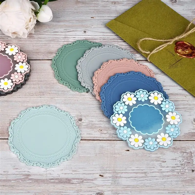 Silicon Sealing Wax Board Pad Wax Seal Stamps Mold Paint Backing For DIY Sealling Stamp Pads Heat Insulation A Coaster seal wax sealing wax beads wax seal stamp wax seal stamp set silicone stamps