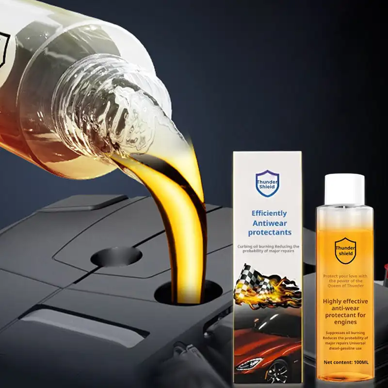 Engine Lubricating Oil Additive 100ML Highly Effective Engine Anti-Wear Protectant Agent Oil Additive Reduce Noise and Jitter