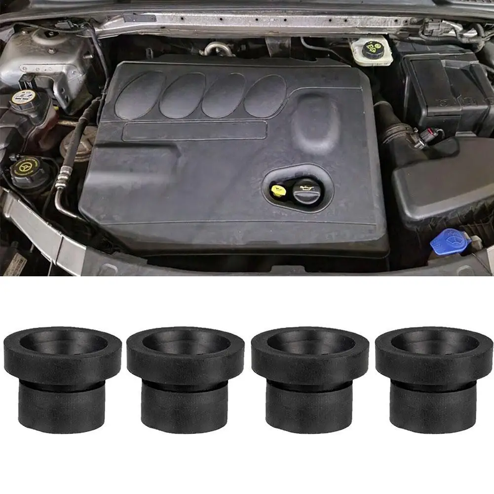 4X Rubber Engine Cover Grommet Buffer Mount Bush Stopper for FORD Focus 2 MK2 Galaxy C S Max Mondeo Mk4 4 Engine Bonnets Gaskets engine rubber mounting engine cover bonnet