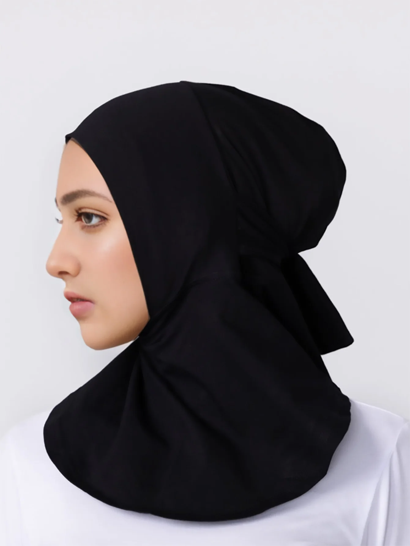 New Soft Band Modal Muslim Turban Hat Inner Hijab Caps Islamic Underscarf Bonnet India Hats Female Headwrap Turbante Mujer muslim headwear head scarf hijab headscarf hijab hats female head wraps