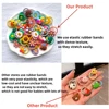 40/50/60Pcs/Lot Children Kids Hair Accessories Cartoon Elastic Hair Bands Baby Head Rope Small Animal Cute Girls Headdress 5