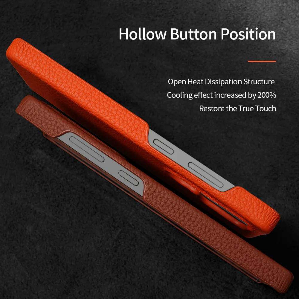 for Magsafe Case for Samsung Galaxy S26 S24 S25 Ultra Plus Natural Cowhide Leather Magnetic Protector Luxury Phone Back Cover 4