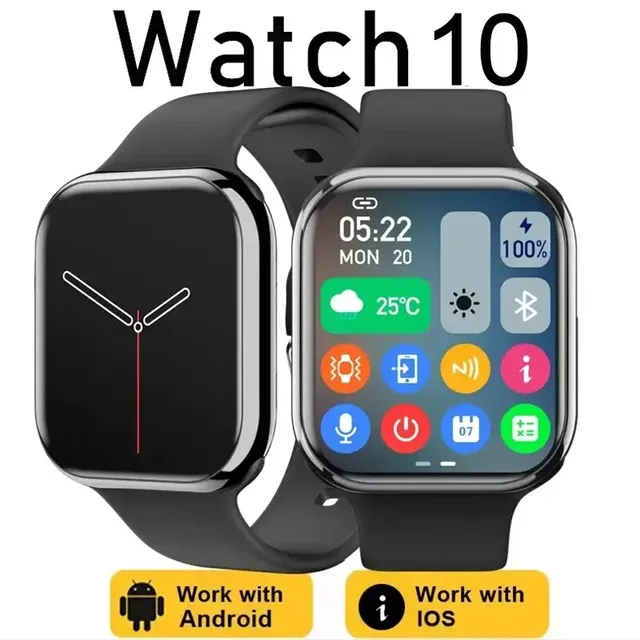 שעון חכם GPS חדש לשנת 2025 סדרת 10 עבור Apple Watch 10 זיכרון מוזיקה וידאו שיחת Bluetooth עמיד למים NFC Smartwatch עבור Android IOS 1