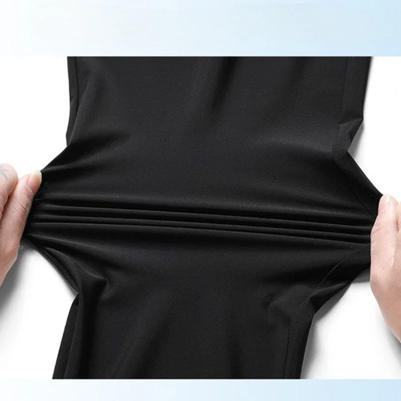 Sport Pants Men Track Pants Gym Ice Silk Summer Thin Casual Loose Plus Size Sweat Jogging