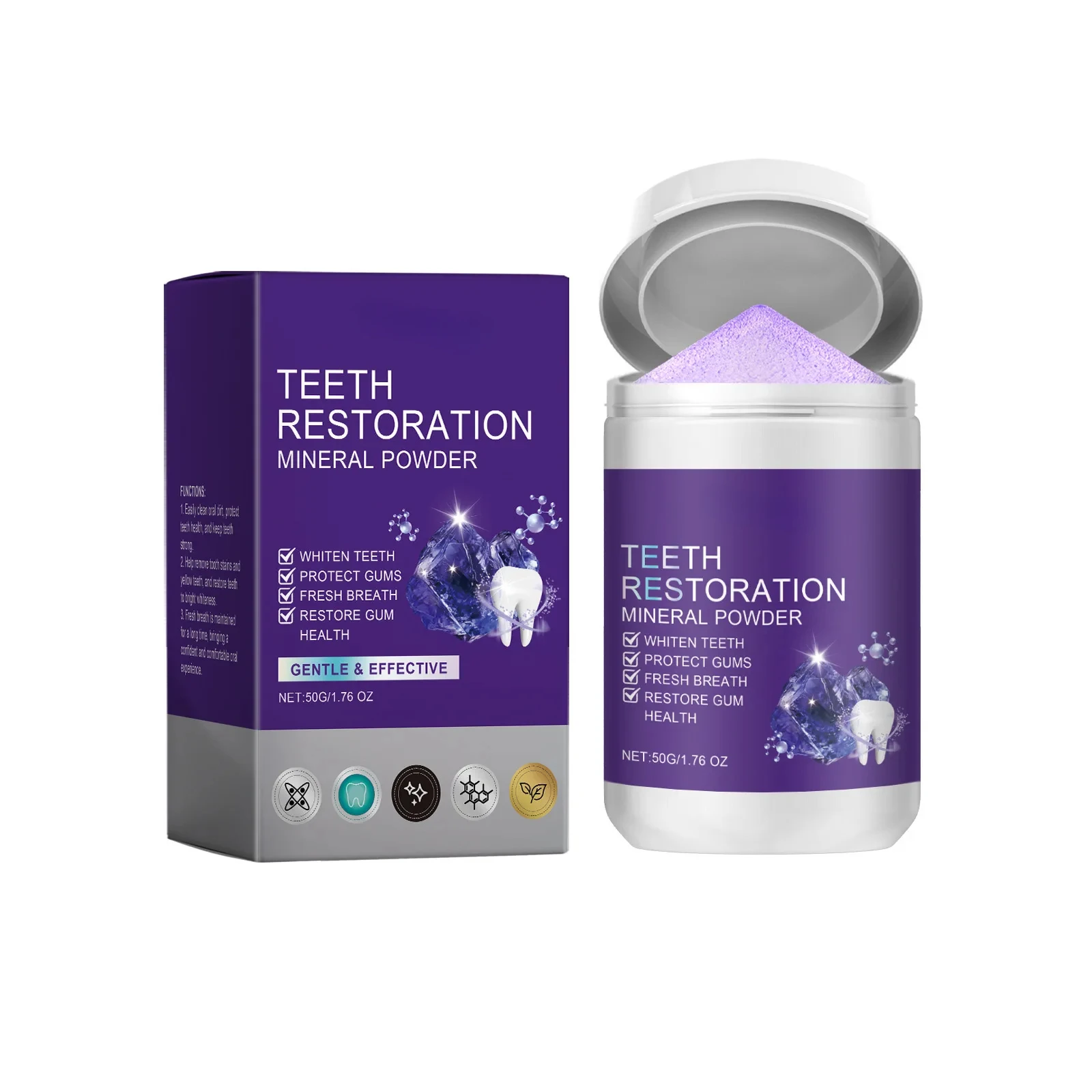 Teeth Restoration Mineral Powder tooth powder