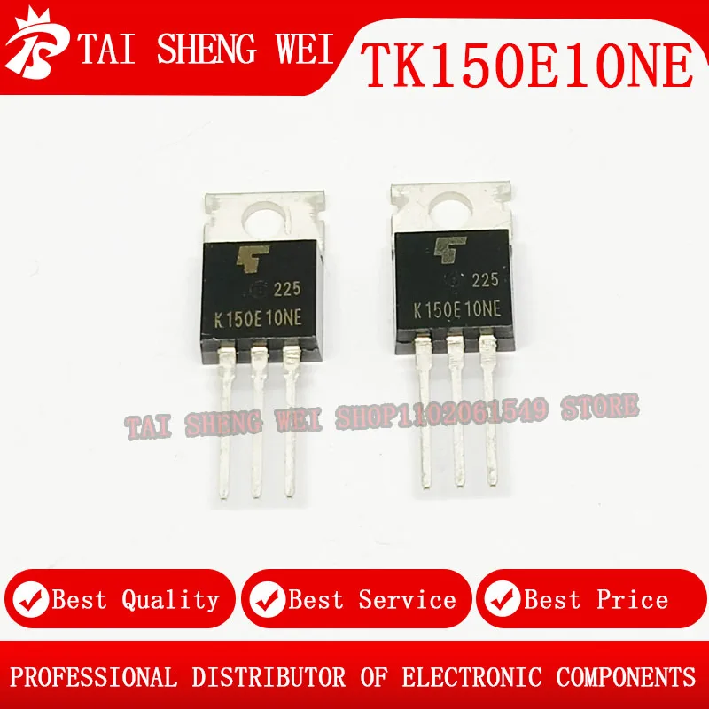 

10 шт. K150E10NE K150E10 TK150E10NE TK150E10 TO220-3 150A 100V TO-220 MOSFET