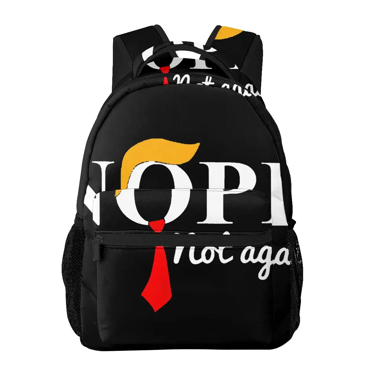 Nope Not Again Casual Backpack Unisex Students Leisure Travel Computer Backpack