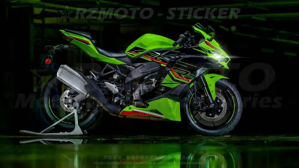 ͻŰ ZX-4R ZX4R ZX-4RR 2023  ׼  ƼĿ, ü  ƼĿ,  ݻ ŰƮ