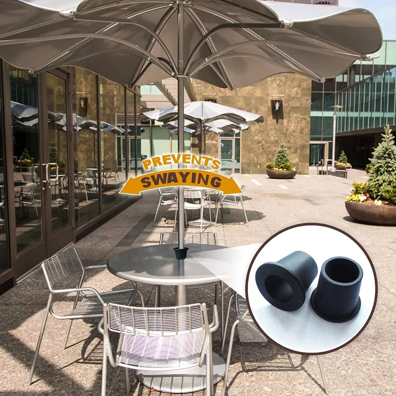 Umbrella Hole Ring Silicone Umbrella Cone Wedge Hole Plug Stabilizer For Lawn Patio Deck Beach Garden