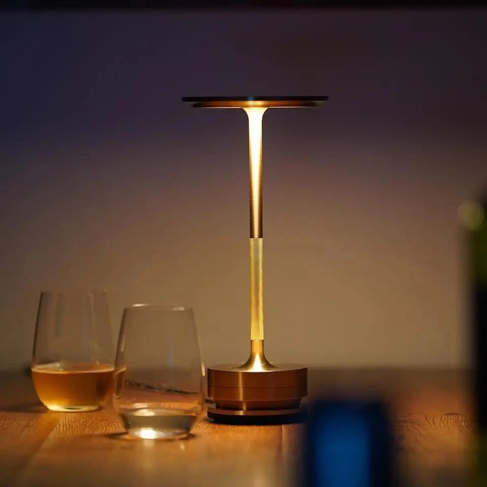 Rechargeable Wireless Table Lamp for Bedroom, Rechargeable, Touch Lamp, Camping Candle, Creative, USB-C, Desk Lamp 2