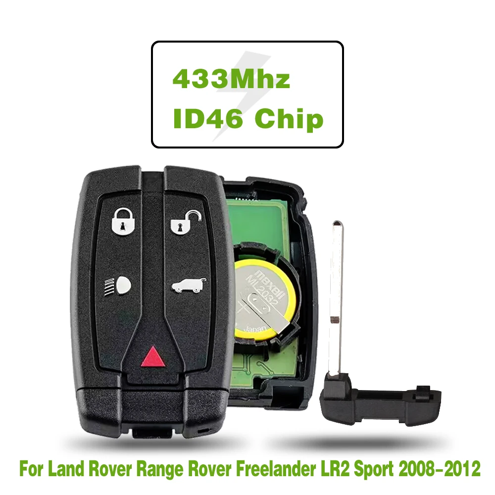 

Ключ дистанционного управления автомобилем CN004012 для Land Rover Range Rover Freelander LR2 Sport 2008-2012, 433 МГц, чип ID46