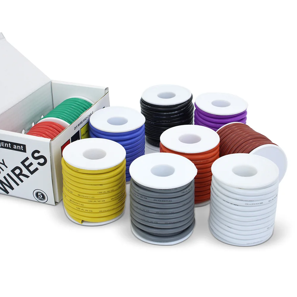 cabo de fio silicone macio resistente 01