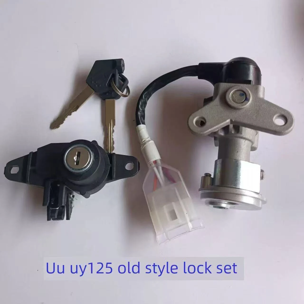 스즈키 어드레스 UU 125 UU125 UU125T 스윙 UU UY 125cc UY125T-2 용 오토바이 자전거 점화 전원 스위치 잠금 장치 어셈블리