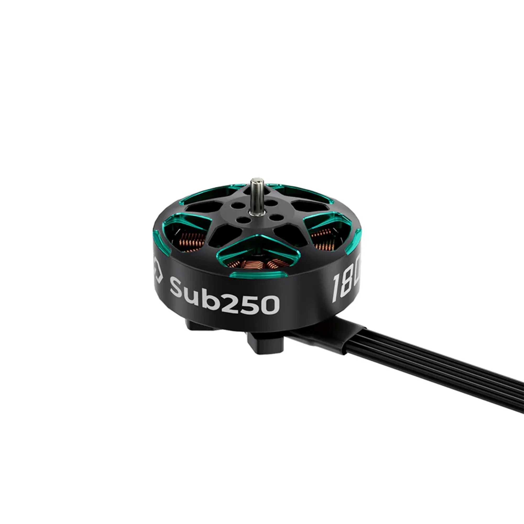 Moteur Brushless 2450KV 3450KV pour Drone FPV Micro installé sur un bras de drone, entouré de câbles.