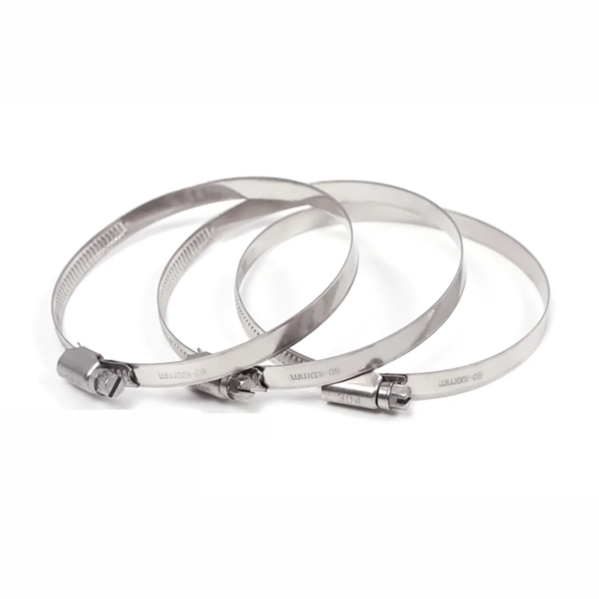 

304 Stainless Steel Oil Pipe / Water Pipe Fixing Clamp Clip