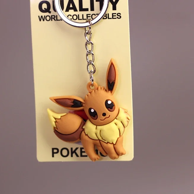 Porte-Clés Pokémon, Porte Clef Pikachu, Porte-Clés en Caoutchouc